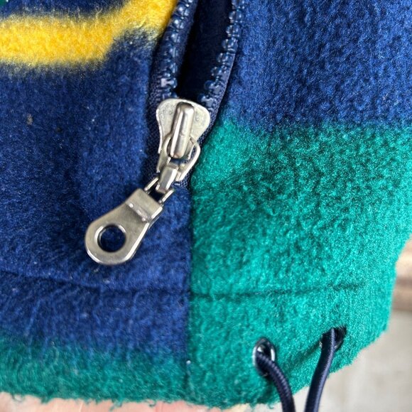 Eddie Bauer Ebtek Mens Vintage 90s Fleece 1/4 Zip Pullover Size XL Tall - Picture 4 of 14